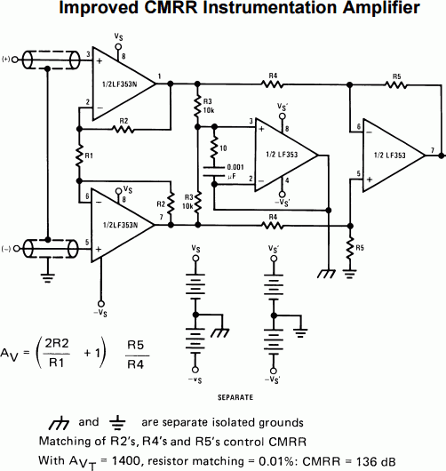 Lf353 схема включения