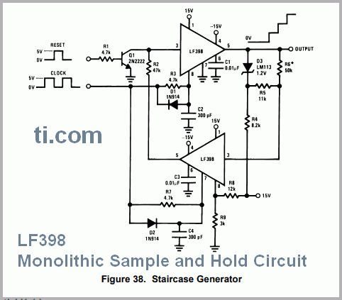 LF398 - Monolithic Sample and Hold Circuit